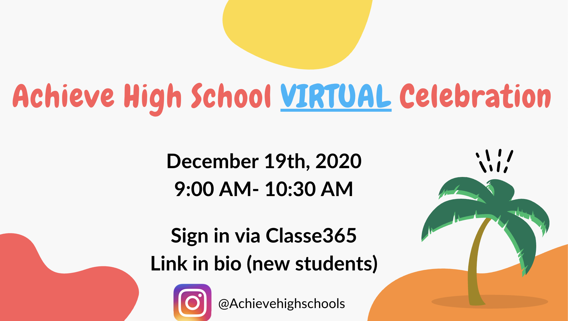 Achieve High School Virtual Celebration